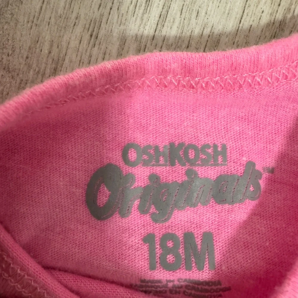 Pink and Floral Baby  18 month girl Tank Tops